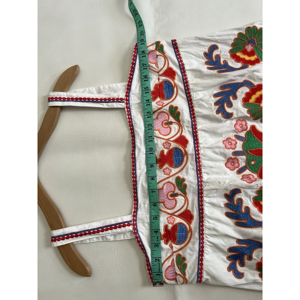 J. Marie The Landon Embroidered Floral Midi Dress XL (smaller) Boho Folk Art - Picture 11 of 11